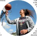  ?? ?? Aliyah Dunn is returning to her first love, basketball, competing in Tauihi for the Tokomanawa Queens. This is her in 2016 after being named in the Junior Tall Ferns team.