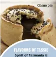  ??  ?? Game pie