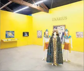  ?? Nicodim Gallery ?? PART OF “THE BASILISK” installati­on at Nicodim Gallery in Los Angeles.