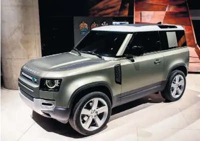  ?? LAND ROVER/DIVULGAÇÃO ?? Há motores a gasolina e a diesel, com até 400 cv de potência. Versão híbrida já está confirmado