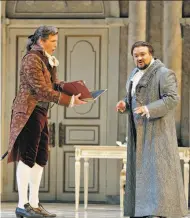  ?? Coryweaver /San Francisco Opera ?? Thomas Hampson (left) and Ramon Vargas in “Un Ballo in Maschera" (A Masked Ball).