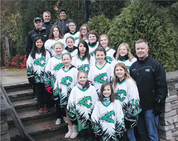  ?? COURTESY OF DAVID CROWELL ?? The Saskatoon Comet Storm girls’ team will represent Saskatchew­an at the Bell Capital Cup and play on the outdoor rink on Parliament Hill later this month.