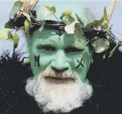  ??  ?? 0 The Green Man will be played by Rosamund Mccormack, a long-time volunteer with the Beltane Fire Society, this year. Ms Mccormack, the first woman to take on the role, will appear in a virtual version of the festival due to launched on April 30