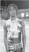  ?? COURTESY ?? Dillard junior Chris Johnson was a double winner as he captured the 100 and 200-meter dash titles at the Class 3A state track meet Saturday.