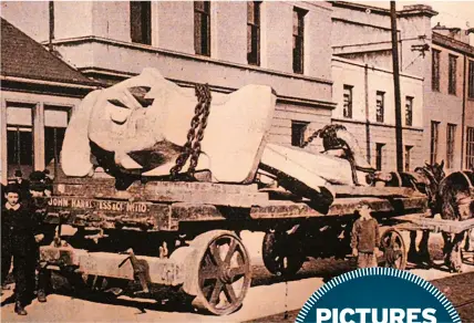  ?? ?? The Titanic’s anchor was made at the Noah Hingley works in Netherton