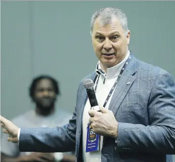  ?? KEVIN KING ?? With a new collective bargaining agreement needed before next season, CFL commission­er Randy Ambrosie said “it’s too early to say” whether 2019’s CFL Week will be postponed. If it is, Ottawa would have to wait until 2020 to host the event, previously held in Regina and Winnipeg.