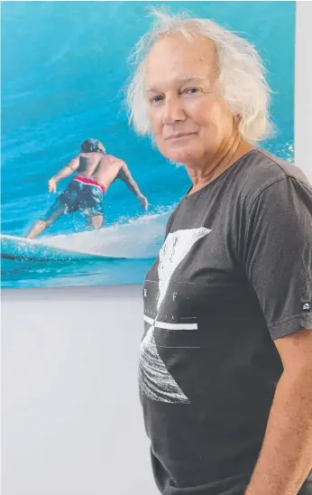 ?? Picture: GLENN HAMPSON ?? Surf great Peter Drouyn has slammed Sea Shepherd calls to remove shark nets at the Gold Coast. He recalls many fatal attacks that occurred before the nets were installed in 1962.
