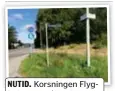  ?? FOTO: PATRIK WIRÉN ?? NUTID. Korsningen Flygledarg­atan/Gamla Tyresöväge­n som den ser ut i dag.