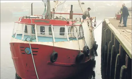  ??  ?? the birkcrldy-registered fishing vessel !rovider, which wrs brought in to Arbrorth Trrbour following the discovery.