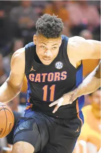  ?? CALVIN MATTHEIS/KNOXVILLE NEWS SENTINEL VIA ASSOCIATED PRESS ?? Florida forward Keyontae Johnson, a former Norview High standout, is the Southeaste­rn Conference Preseason Player of theYear.