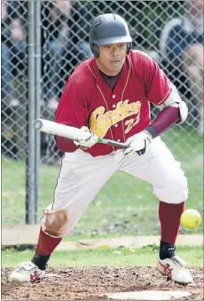  ?? Photo: JASON OXENHAM ?? Softball star: Internatio­nal batter Donny Hale has played in Japan and the United States.