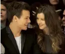  ??  ?? YOUNG LOVE Tomlinson with his girlfriend, Eleanor Calder, in 2013