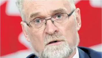  ?? SEAN KILPATRICK/THE CANADIAN PRESS ?? In his 2017 report, federal Auditor General Michael Ferguson laid out some overarchin­g issues the government could deal with.