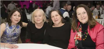  ??  ?? Frances Kelly, Anne Peppard, Norma Glennon and Margaret Glennon Borza at the Hollywood GAA Dinner Dance in the Tulfarris Hotel.