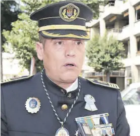  ?? S. GARCÍA ?? Rubén Muñoz, superinten­dente de la Policía Local de Badajoz.
