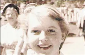  ?? PHOTO: SUPPLIED. ?? Takapau girl Rosalie Anderson, who died of pneumonia in August, 1955 at age 16, pictured at a show in Dannevirke. Takapau Netball Club is hosting its 2018 Rosalie Anderson Memorial Tournament on August 26.