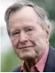  ??  ?? Former President George H.W. Bush