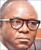  ??  ?? Minister of State for Petroleum, Ibe Kachikwu
