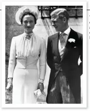  ??  ?? The wedding of the Duke and Duchess of Windsor, France, 1937