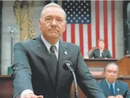  ?? // NETFLIX ?? Kevin Spacey, como Underwood en el drama político