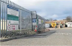  ??  ?? People were angry no options were brought forward to save Monifieth Recycling Centre.