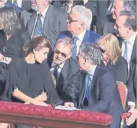  ?? (LA VOZ / ARCHIVO) ?? Matices. Macri, Schiaretti y De la Sota, en la última foto juntos. Fue en Roma, en 2016, por la canonizaci­ón del cura Brochero.