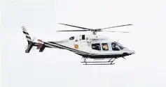  ?? — Reuters photo ?? A helicopter carrying rescued schoolboys approaches to land at a military airport in Chiang Rai, Thailand.