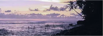  ??  ?? SRI Lanka’s Ahangama Beach Sunset.