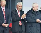  ??  ?? Legend: Terry Mcdermott (centre) at Anfield on Saturday and in his playing days (below)