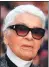  ??  ?? Karl Lagerfeld: latest collection for Chanel by the legendary fashion designer is based on his idea of Greece