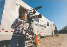  ??  ?? Every year, Wapikoni sends its mobile studios to First Nations communitie­s across the country to help budding filmmakers produce their work.