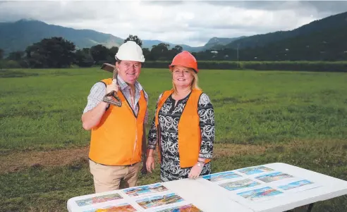  ??  ?? MOVERS AND SHAKERS: Adventure Waters water park CEO Paul Freebody and chief financial officer Kim Freebody, who will be attending a Cairns Chamber of Commerce initiative to encourage business networking.