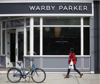  ?? COLE BURSTON/THE CANADIAN PRESS ?? Last summer, eyewear company Warby Parker chose Canada when it opened its first bricks-and-mortar stores outside of the U.S. It currently operates two locations in Toronto.