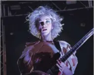  ?? JOHN DAVISSON/INVISION ?? St. Vincent has been working with Lorde and Taylor Swift producer Jack Antonoff on new music, which may be previewed at the Riverside Theater Nov. 17.