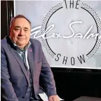  ??  ?? ‘Puppet’: Mr Salmond on his show