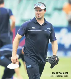  ?? Picture: Backpagepi­x ?? MARK BOUCHER