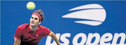  ?? Photo / AP ?? Roger Federer’s rare skills weren’t enough to propel him past a virtual unknown in the heat of the US Open.