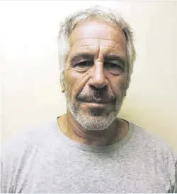  ??  ?? Jeffrey Epstein.