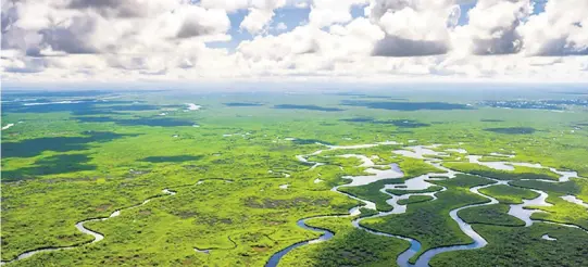  ?? Getty Images ?? For the past 20 years, the U.S. Army Corps of Engineers has been working to restore the Everglades.