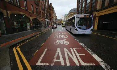  ??  ?? The Free Our City campaign is backing free public transport in Glasgow