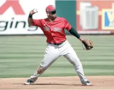  ?? ARCHIVO ?? ↑ Rafael Devers, tercera base de Boston, en buena cosecha ofensiva.