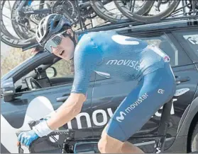  ?? FOTO: LA VOLTA ?? Marc Soler liderará al equipo Movistar en el próximo Giro de Italia