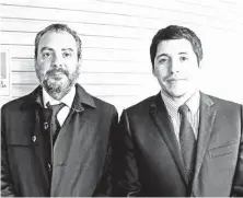  ??  ?? LOS PROFESIONA­LES EXPOSITORE­S del Seminario: Leonardo Mozzo Zepeda y Rodolfo Manríquez.