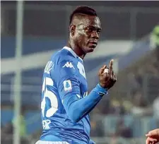  ??  ?? Teso
Mario Balotelli, prima stagione al Brescia, squadra della sua città