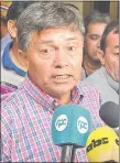  ??  ?? Jorge Galeano, dirigente campesino de la CNI.