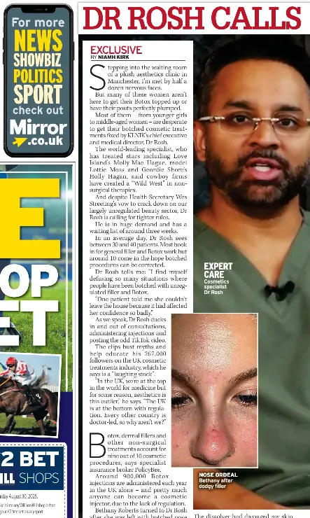 I patch up the victims of cosmetic surgery’s Wild West - PressReader
