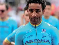  ??  ?? Merhawi Kudus is in the minority as a black rider in the men’s WorldTour