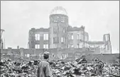  ?? AP FILE ?? ■
A building in Hiroshima, Japan a month after the first atomic bomb ever used in warfare was dropped by the US in 1945.