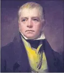 ??  ?? Sir Walter Scott portrait by Henry Raeburn. Scott was central to bringing tartan back to Scottish culture