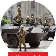  ??  ?? L’armée s’est déployée à Lima, au Pérou, en 1992.